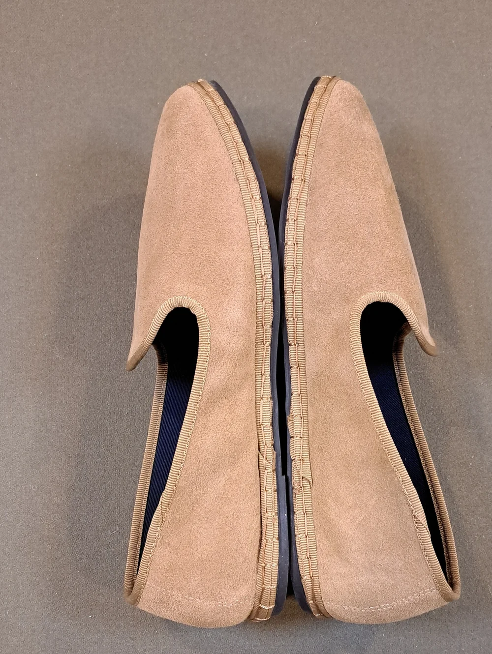 Soludos Mens All Weather Flats_The Smoking - Color: Camel Brown - Size: 10